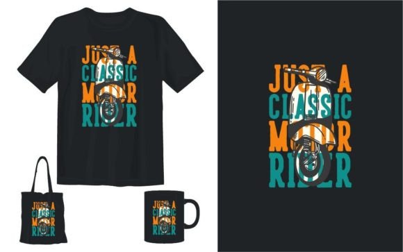 Download Scooter Riding T-shirt Design - Scooter riding Collection