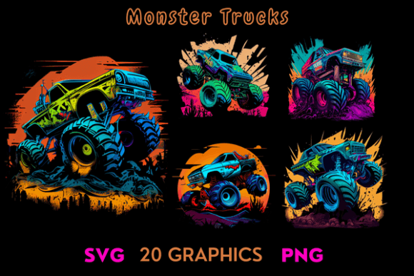 Download Cool Monster Truck Graphic Designs - Graphic designs Collection